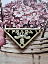 Load image into Gallery viewer, 20 mm buttons,pendant,silver metal,Prada,patch,
