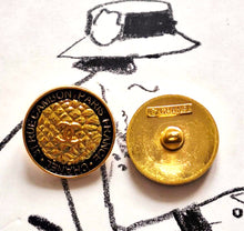 Load image into Gallery viewer, 20 mm stamped buttons,gold metal
