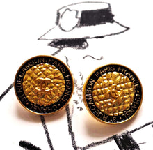 Load image into Gallery viewer, 20 mm stamped buttons,gold metal
