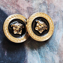 Load image into Gallery viewer, 22 mm buttons ,Versace,metal,emaille
