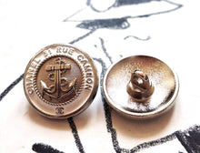 Load image into Gallery viewer, 19 mm buttons,emaille,metal,silver,white
