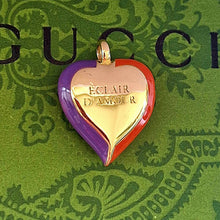 Load image into Gallery viewer, 25 mm luxury pendant 1/1, buttons stamped  Gucci, gripox,gold metal.
