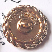 Load image into Gallery viewer, 20 mm stamped buttons gold metal,emaille
