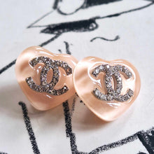 Load image into Gallery viewer, 15 mm  buttons,,resin,zirkonia ,opalescent,silver
