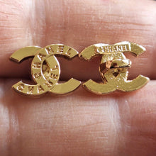 Load image into Gallery viewer, 12 mm stamped buttons, gold metal,
