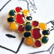 Load image into Gallery viewer, 22 mm stamped ,buttons,pendant,gold metal ,gripox
