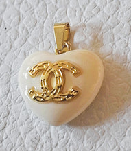 Load image into Gallery viewer, 20 mm buttons, ecru stamped, gold,metal,resin
