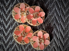 Load image into Gallery viewer, 20 mm stamped  pink buttons,metal,gripox
