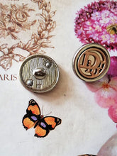 Load image into Gallery viewer, 18 mm buttons,metal,silver,gold Dior
