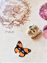 Load image into Gallery viewer, 14 mm stamped pendant,buttons,metal,emaille
