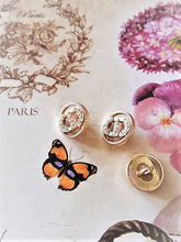 Load image into Gallery viewer, 11 mm buttons,gold metal,zirkonia-Dior
