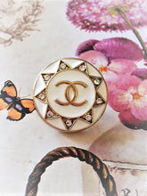 Load image into Gallery viewer, 25 mm stamped buttons,gripox,metal,zirkonia
