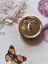 Load image into Gallery viewer, 20 mm stamped buttons,gripox, gold metal
