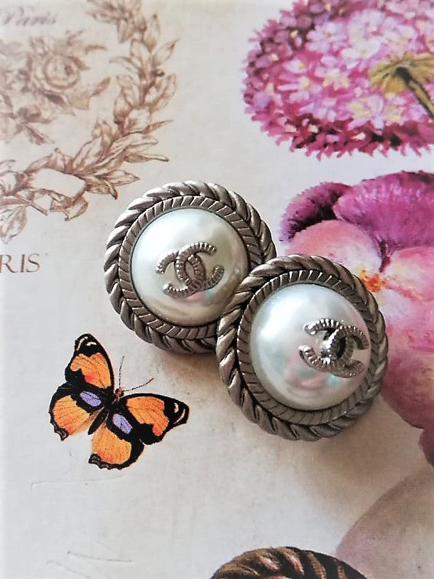 21 mm buttons,faux perlen,metal