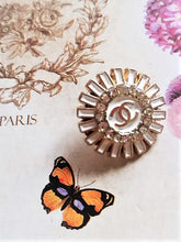 Load image into Gallery viewer, 20 mm buttons,zirkonia,gold metal,emaille
