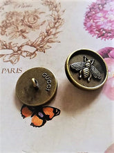 Load image into Gallery viewer, 18 mm stamped  ,buttons,brass Gucci
