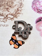 Load image into Gallery viewer, 23 mm buttons,pendant,zirkonia,silver metal,Dior
