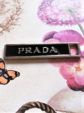 Load image into Gallery viewer, 45/10 mm buttons,pendant,patch,silver metal,Prada
