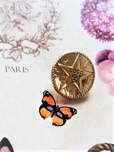 Load image into Gallery viewer, 20 mm stamped buttons,,gold metal
