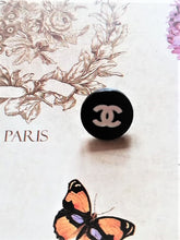 Load image into Gallery viewer, 11 mm stamped ,buttons,resin black
