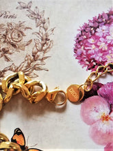 Load image into Gallery viewer, 45 mm +17 mm,stamped, chain,vintage,buttons,pendant,brooch,bracelet,DIOR
