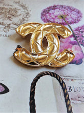 Load image into Gallery viewer, 49/41 mm stamped buttons,pendant,brooch stamped,gold metal,
