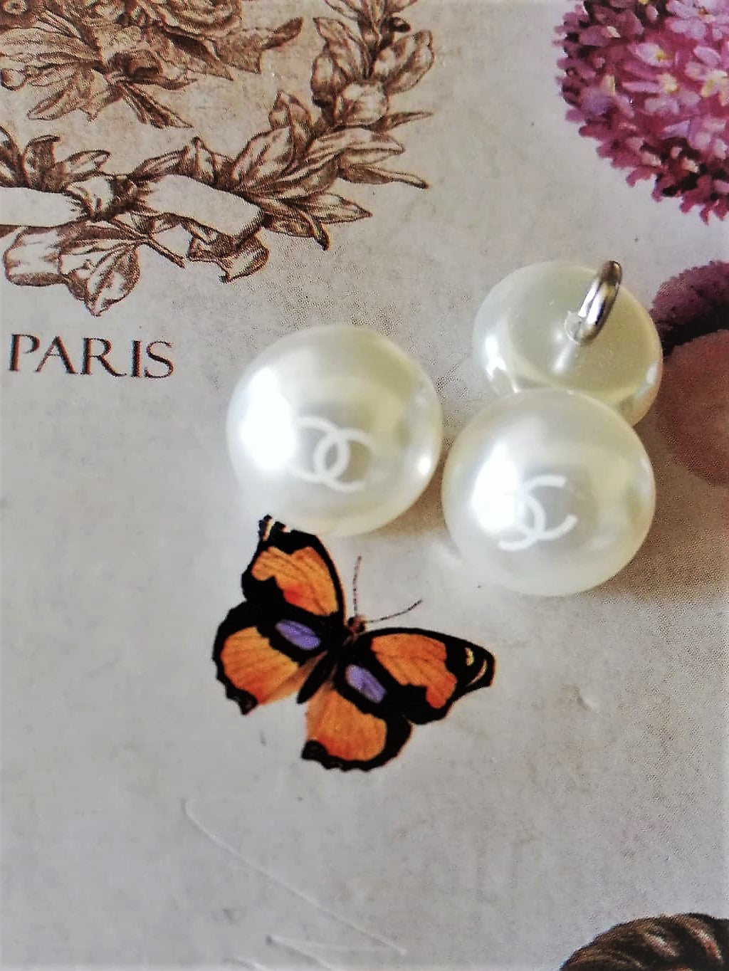 12 mm buttons  faux perlen