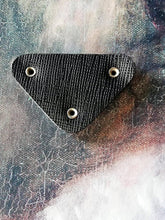 Load image into Gallery viewer, 48 mm Prada Leather Patch black,silverb metal buttons,pendant
